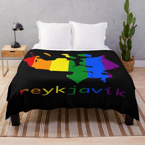 Item preview, Rainbow mAps -  Reykjavik designed and sold by Mirrafoto.