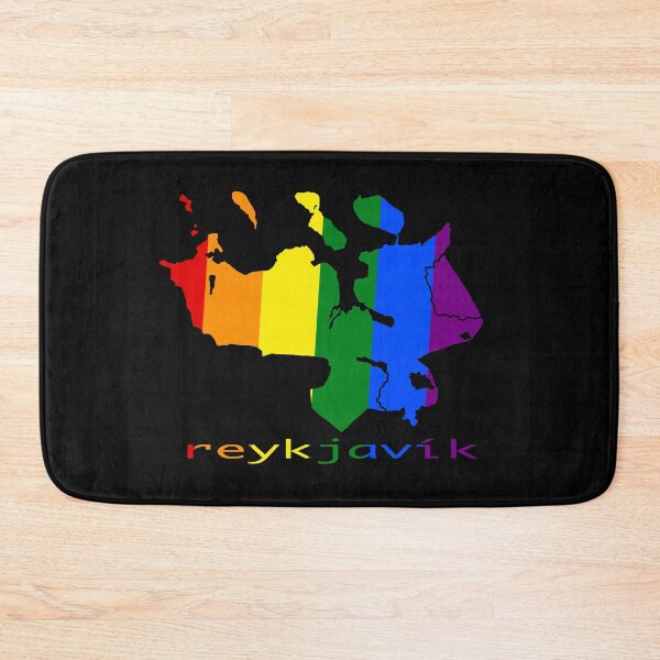 Item preview, Rainbow mAps -  Reykjavik designed and sold by Mirrafoto.