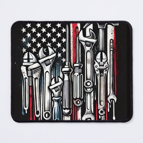 Item preview, AMERICAN ,worker, FLAG, Hardcore ,Dripping Tools in Rock Style designed and sold by EpicBuy.