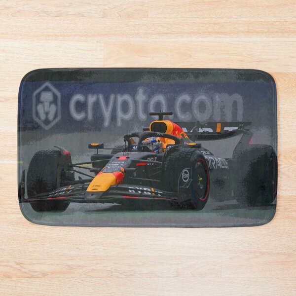 Item preview, Max Verstappen racing a brilliant race in the rain during the 2024 Brazilian Grand Prix at Interlagos abstract designed and sold by Rodissimus1984.