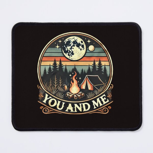 Item preview, RETRO,RELATIONSHIP,Romantic, Camping, Night Scene, Tent and Campfire designed and sold by EpicBuy.