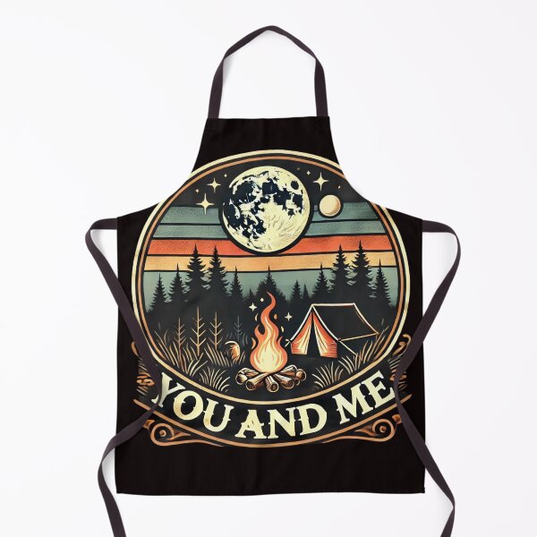 Item preview, RETRO,RELATIONSHIP,Romantic, Camping, Night Scene, Tent and Campfire designed and sold by EpicBuy.