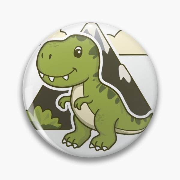 Item preview, cute green dinosaur designed and sold by feelmydance.