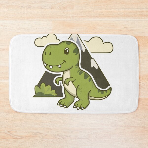 Item preview, cute green dinosaur designed and sold by feelmydance.