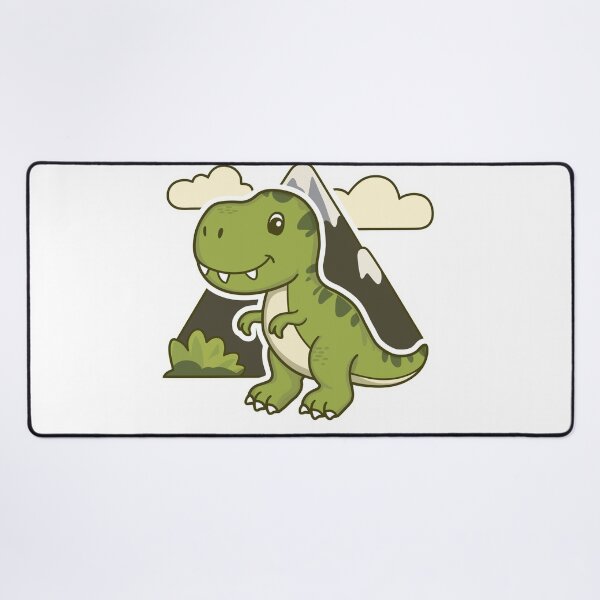 Item preview, cute green dinosaur designed and sold by feelmydance.