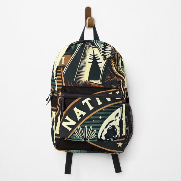 Item preview, CAMPFIRE ,MOON,Native, American ,Retro, Design ,with Campfire, Moon designed and sold by EpicBuy.