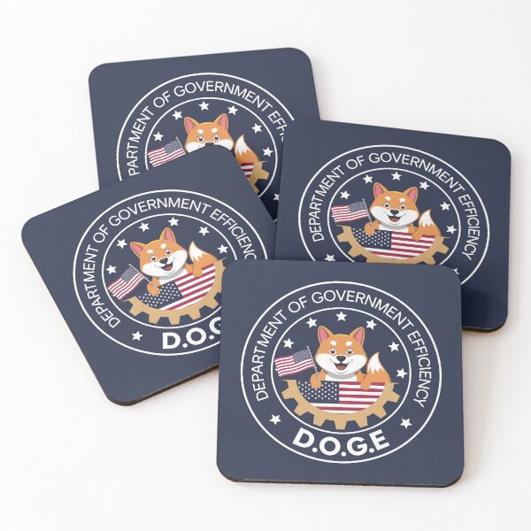 Item preview, Government Efficiency Seal - Patriotic Shiba Print 2024 designed and sold by cabana.space.
