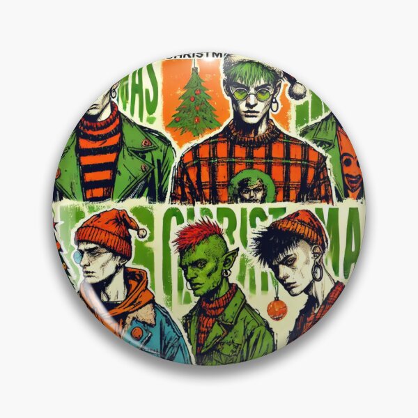 Item preview, Punk Christmas Portraits designed and sold by custom-concepts.