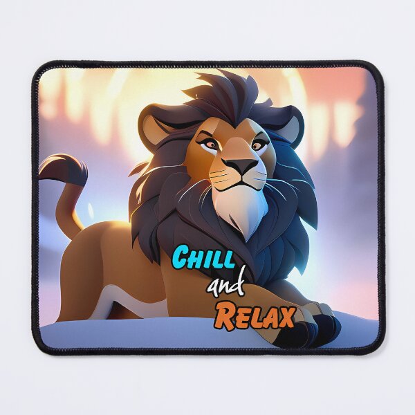 Item preview, Lion 7 - Chill and Relax designed and sold by thejungleheroes.