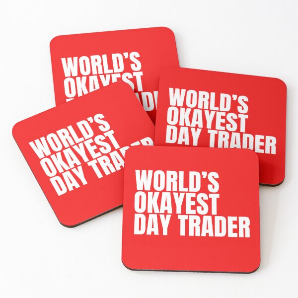 Artikelvorschau, Der okayste Daytrader der Welt - Weiß entworfen und verkauft von Cutsandsparks.