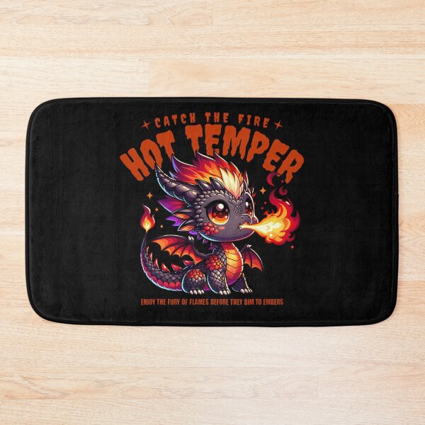 Item preview, Hot Temper - Fiery Dragon Fury designed and sold by Belarte.shop.