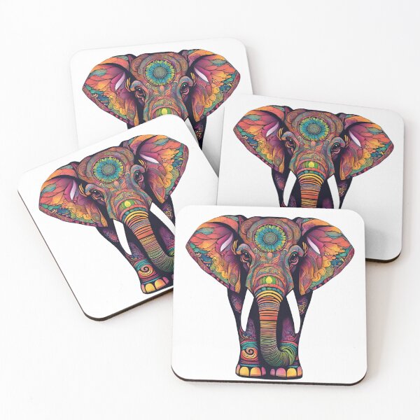 Item preview, Elephant in colors designed and sold by whatthefoxsays.