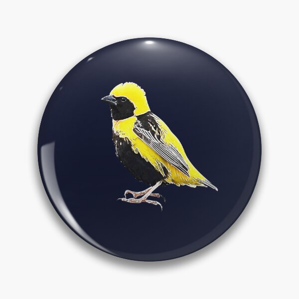Item preview, Yellow-crowned Bishop White Alternate Design  designed and sold by designsasstultd.