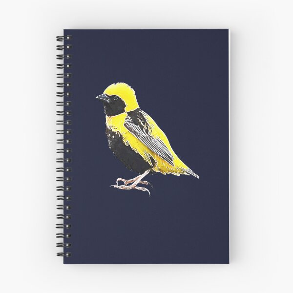 Item preview, Yellow-crowned Bishop White Alternate Design  designed and sold by designsasstultd.