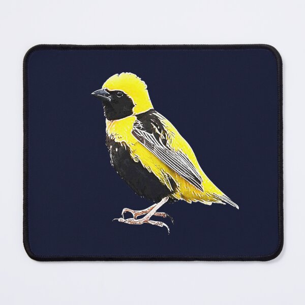 Item preview, Yellow-crowned Bishop White Alternate Design designed and sold by designsasstultd.