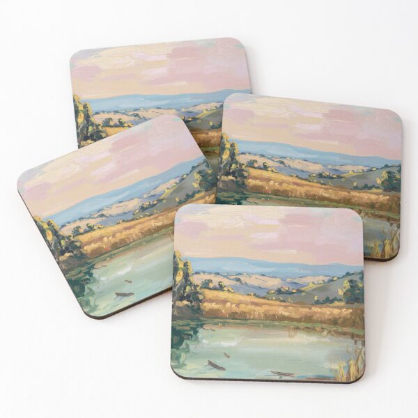 Item preview, French Idyllic Countryside at Dawn. Art By Carraann  designed and sold by CARRAANN.