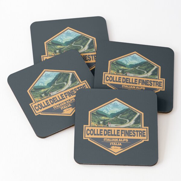 Item preview, Colle delle Finestre Italy Finestre Pass Travel Art Badge designed and sold by KrisSidDesigns.