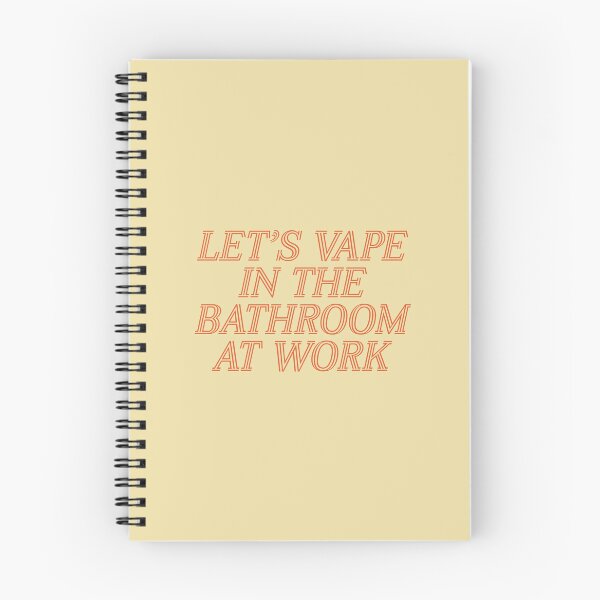 Item preview, Let's vape in the bathroom at work designed and sold by SterkalaPress.