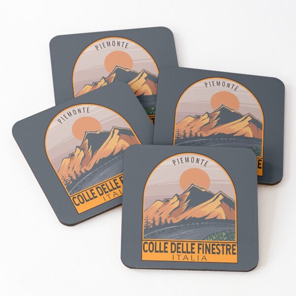 Item preview, Colle delle Finestre Italy Finestre Pass Retro Travel Emblem designed and sold by KrisSidDesigns.