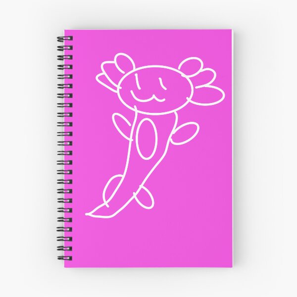 Item preview, Happy Standing Axolotl - white designed and sold by Cutsandsparks.