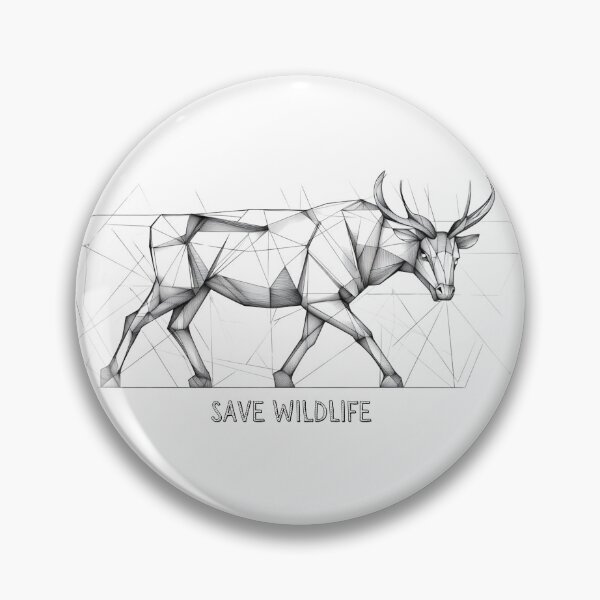 Item preview, Save Wildlife Addax designed and sold by WickerStudio.