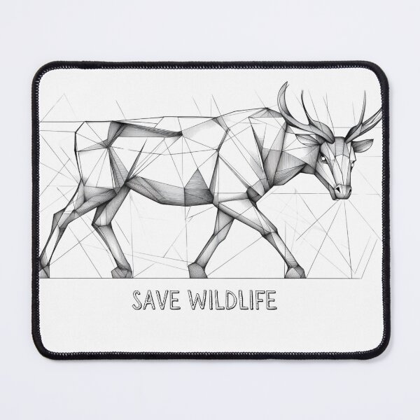 Item preview, Save Wildlife Addax designed and sold by WickerStudio.