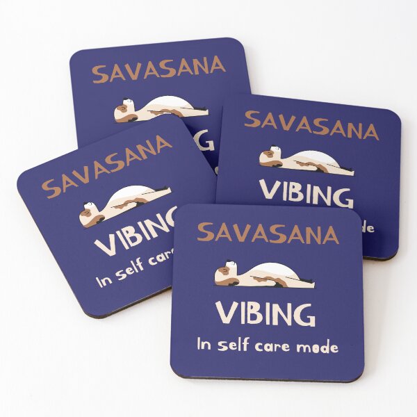 Item preview, SAVASANA VIBING IN SELF CARE MODE designed and sold by AKreation.