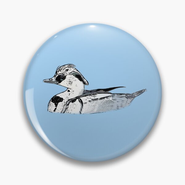 Item preview, Smew Black Alternate Design  designed and sold by designsasstultd.