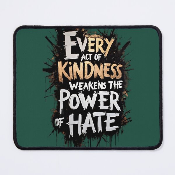Item preview, Street Art for Change: Kindness Weakens the Power of Hate designed and sold by AmuraLumina.