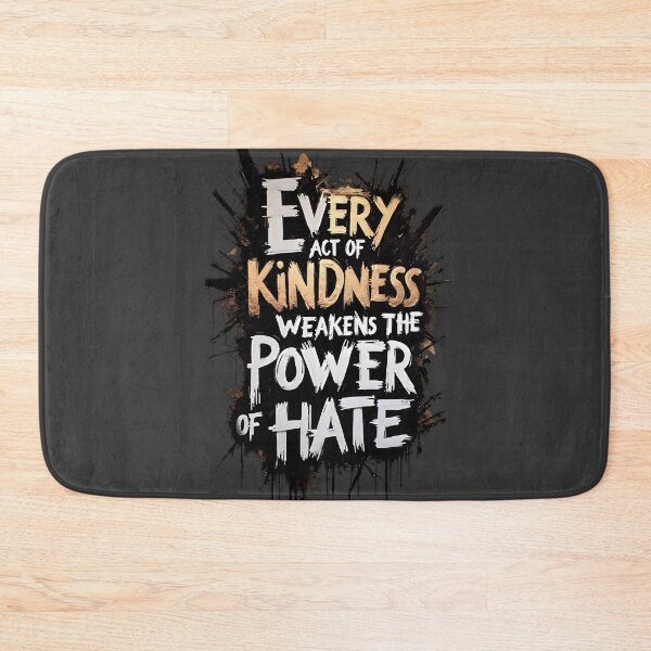 Item preview, Street Art for Change: Kindness Weakens the Power of Hate designed and sold by AmuraLumina.