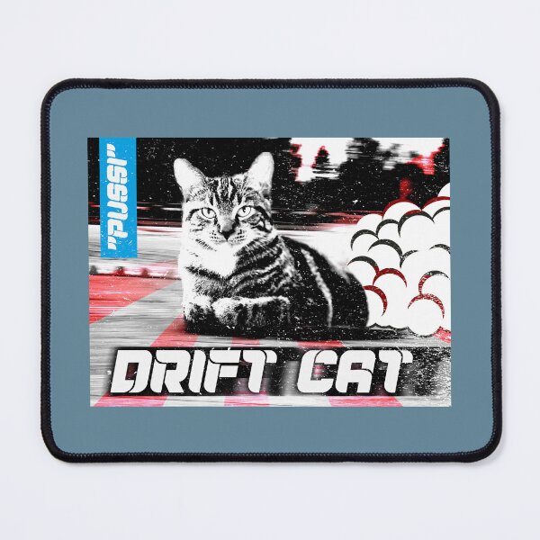 Item preview, Drift cat - Feline drifty designed and sold by Coops Clothing.
