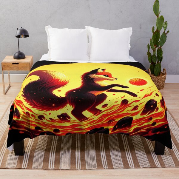 Item preview, Fox Cub Playing with Fireball, Ai Generated Art designed and sold by ACC .