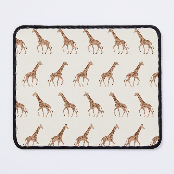 Item preview, Giraffe Parade - Classic Brown and Tan on Cream designed and sold by fancyashell.
