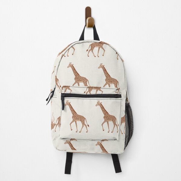 Item preview, Giraffe Parade - Classic Brown and Tan on Cream designed and sold by fancyashell.