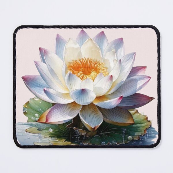 Item preview, Sweet white lotus designed and sold by Trianglegreen.