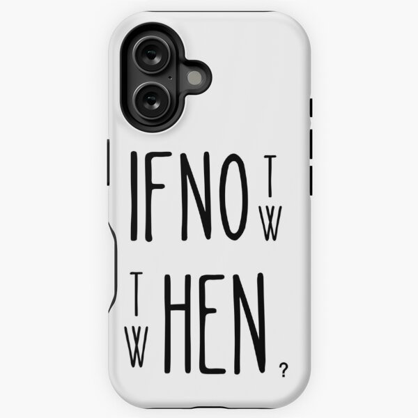 Item preview, If not now when then motivational wall art designed and sold by printablebyyoyo.