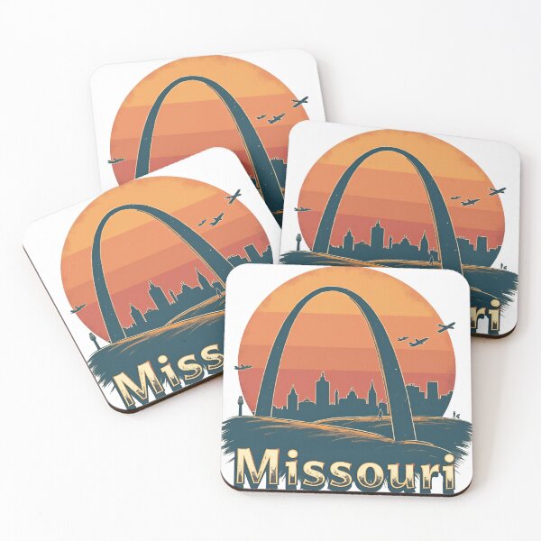 Item preview, Missouri Sunset Skyline - Gateway Arch designed and sold by CyberPeakZ.