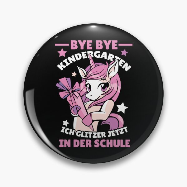 Item preview, Bye Bye Kindergarten school Unicorn - Ich Glitzer Jetzt in der Schule designed and sold by DrawHandArt.