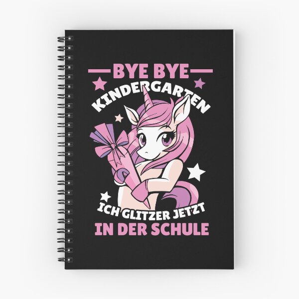 Item preview, Bye Bye Kindergarten school Unicorn - Ich Glitzer Jetzt in der Schule designed and sold by DrawHandArt.