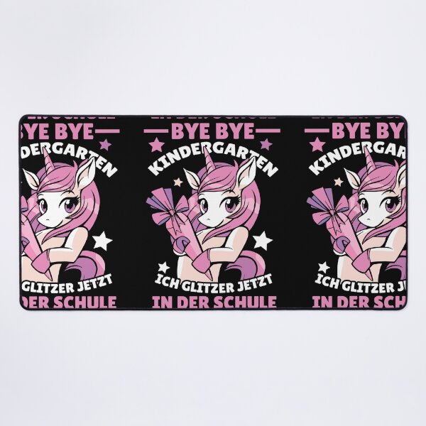 Item preview, Bye Bye Kindergarten school Unicorn - Ich Glitzer Jetzt in der Schule designed and sold by DrawHandArt.
