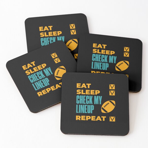 Item preview, eat sleep check my lineup repeat designed and sold by KaiLabsArt.