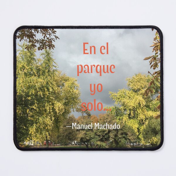 Item preview, En el parque, yo solo… (Manuel Machado) designed and sold by PariSeine.