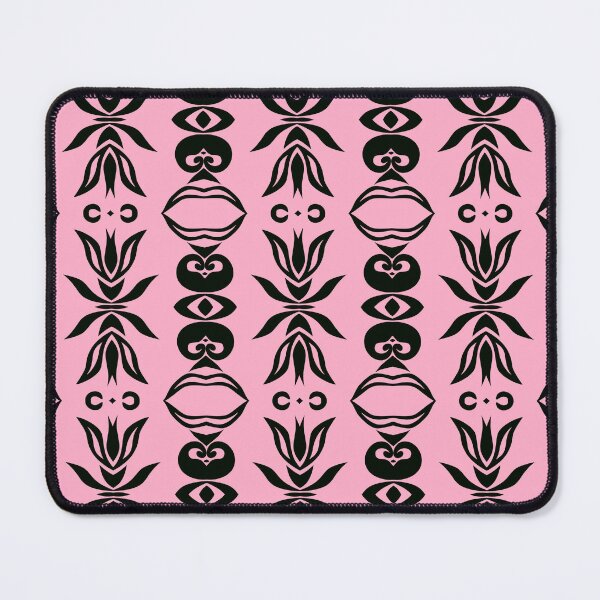 Item preview, Floral Symmetries: Black and Pink 2 designed and sold by AneissPiaf.