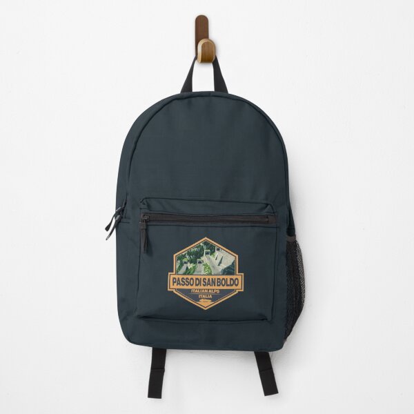 Item preview, Passo di San Boldo Italy San Boldo Pass Travel Art Badge designed and sold by KrisSidDesigns.