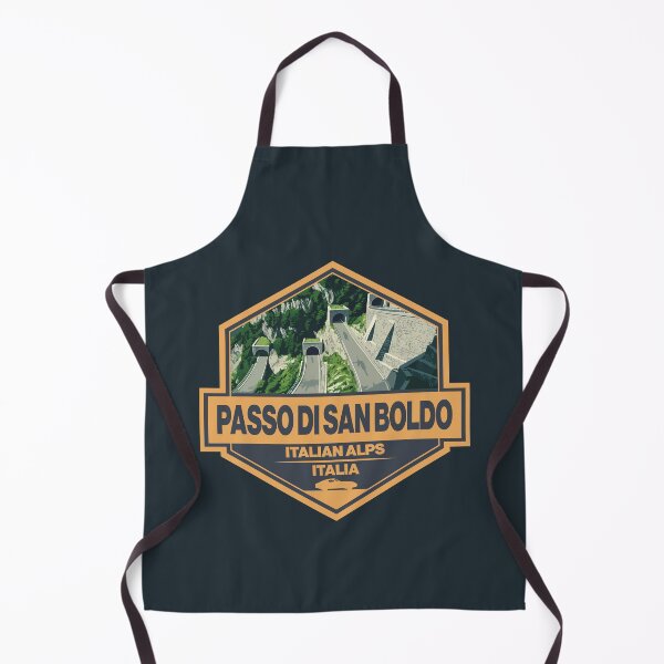Item preview, Passo di San Boldo Italy San Boldo Pass Travel Art Badge designed and sold by KrisSidDesigns.