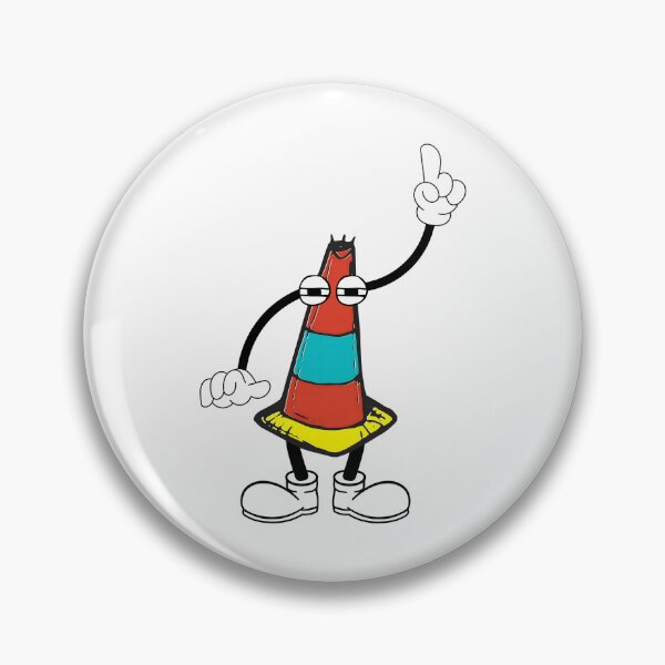 Item preview, Funny Traffic Cone designed and sold by HappyHarmonyArt.