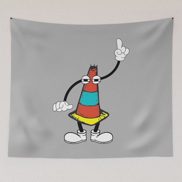 Item preview, Funny Traffic Cone designed and sold by HappyHarmonyArt.