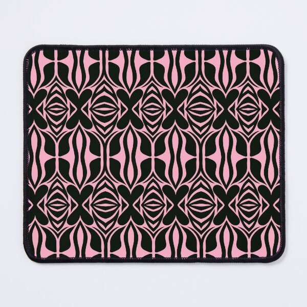 Item preview, Floral Symmetries: Black and Pink 6 designed and sold by AneissPiaf.