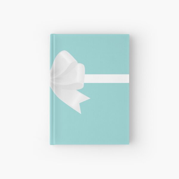Turquoise & White Bow Hardcover Journal