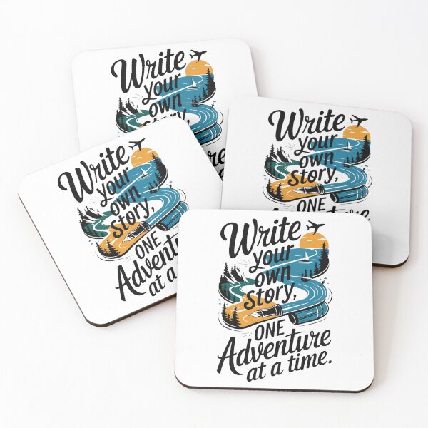 Item preview, WRITE YOUR OWN STORY, ONE AVENTURE AT A TIME. designed and sold by PGAart.